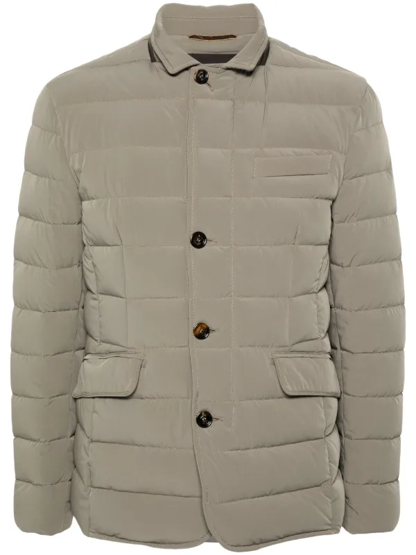 Moorer Zayn-KN Puffer Jacket | Grey | FARFETCH UK 