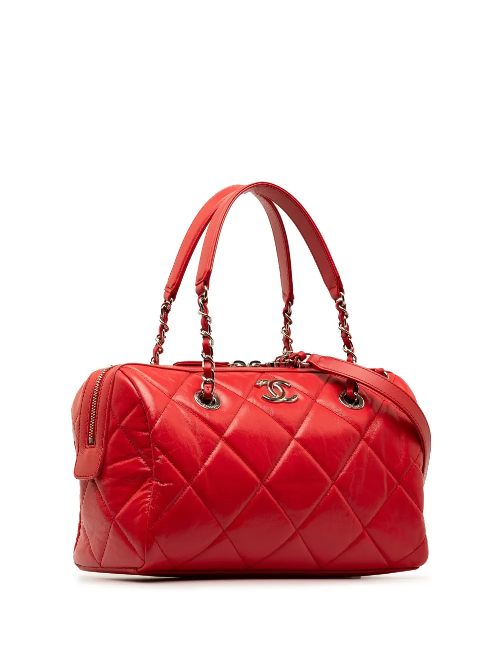 CHANEL Pre-Owned 2019 Aged Calfskin Express サッチェルバッグ S 