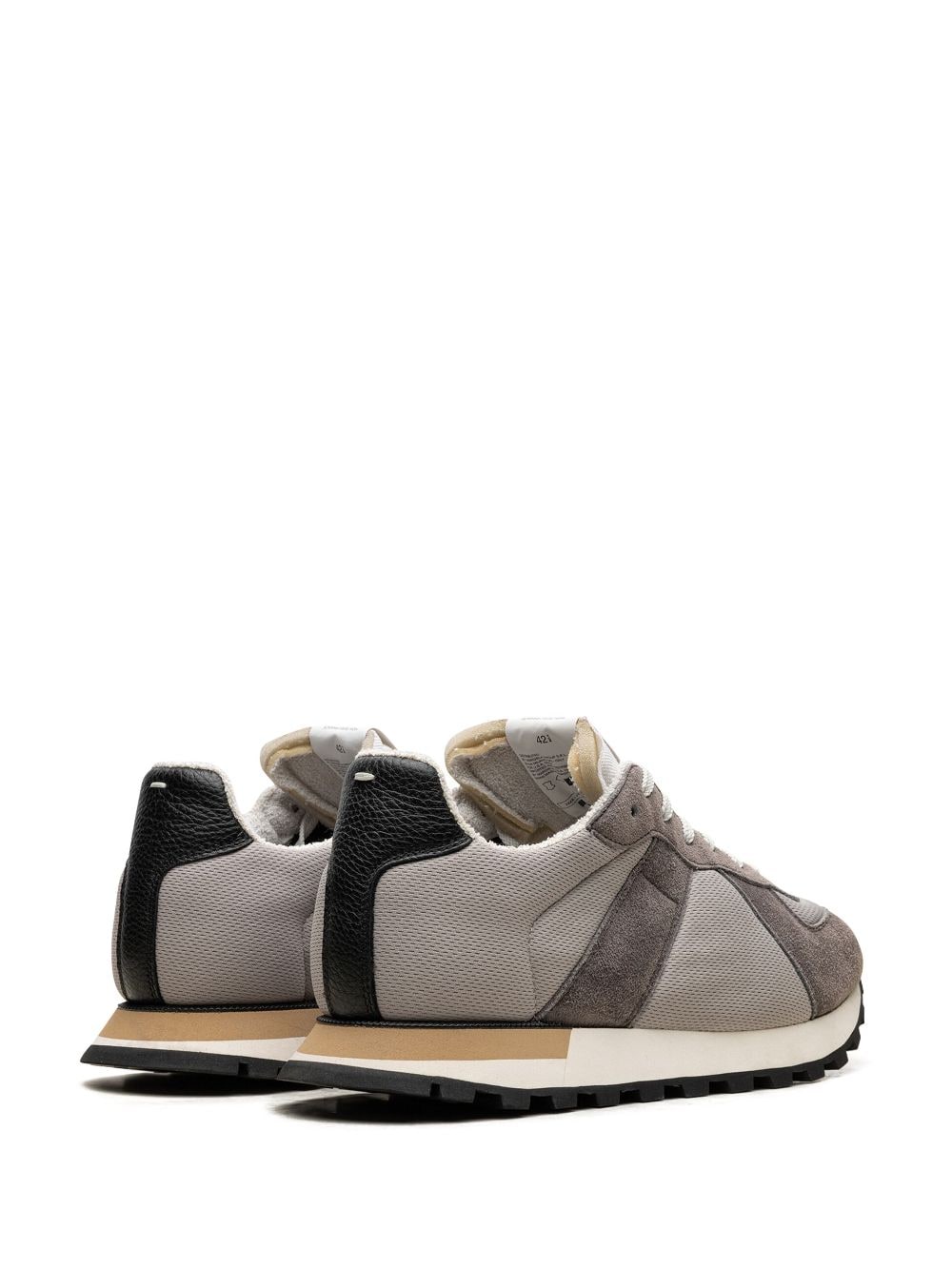 Shop Maison Margiela Retro Runner "grey/white" Sneakers