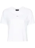 A.P.C. logo-print cotton T-shirt - White