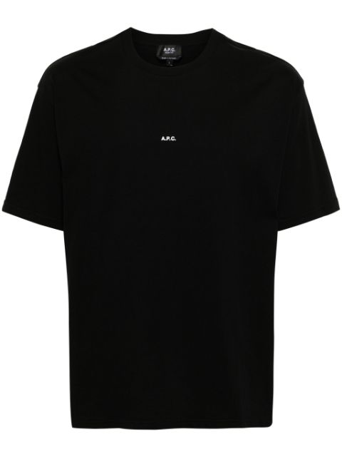 A.P.C. logo-print cotton T-shirt