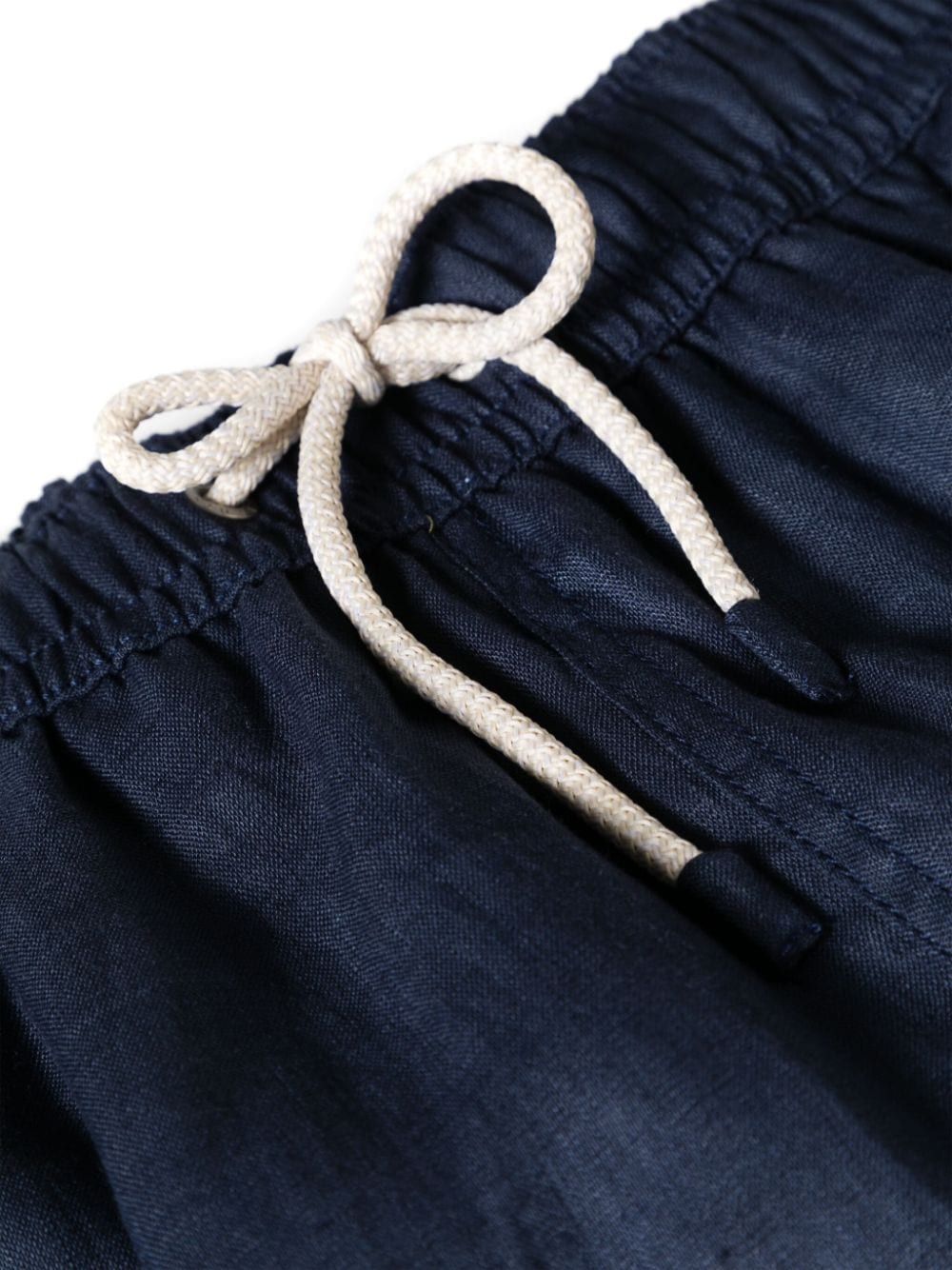 Shop Mc2 Saint Barth Gustavia Linen Swim Shorts In Blue