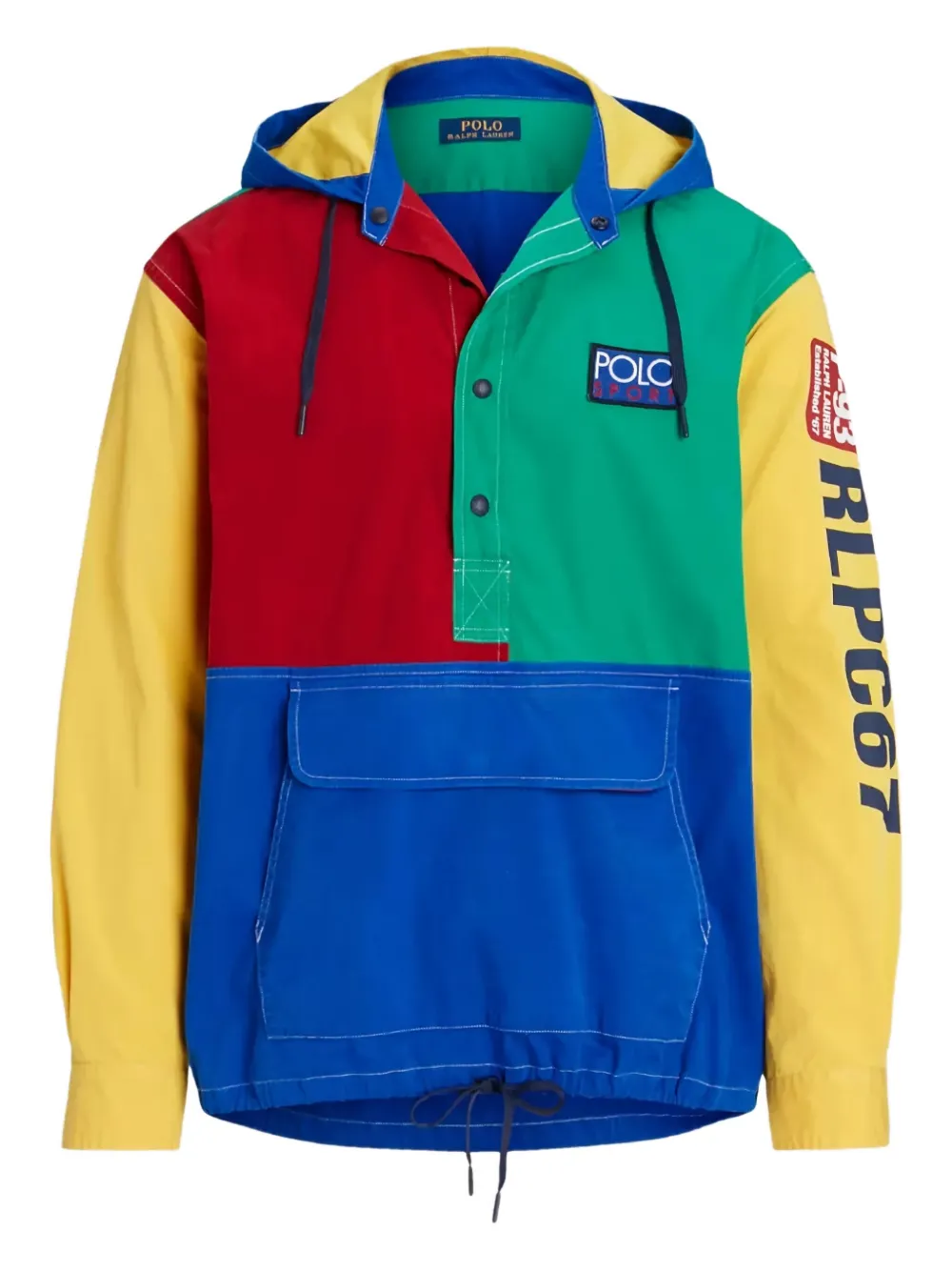 Polo Ralph Lauren The Polo Sport hooded jacket - ブルー Polo Ralph Lauren The Polo Sport hooded jacket - ブルー
