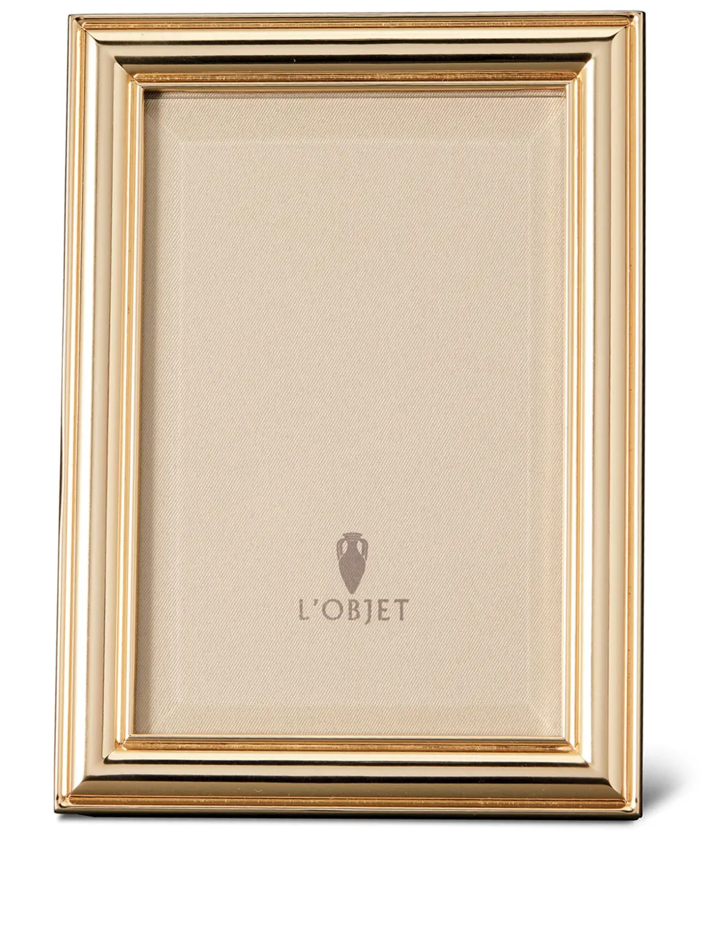 L'Objet Oscar photo frame (10cm x 15cm) | Gold | Image 1