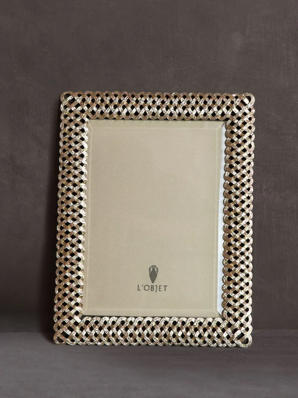 L'objet Braid Frame (13cm X 18cm) In Black