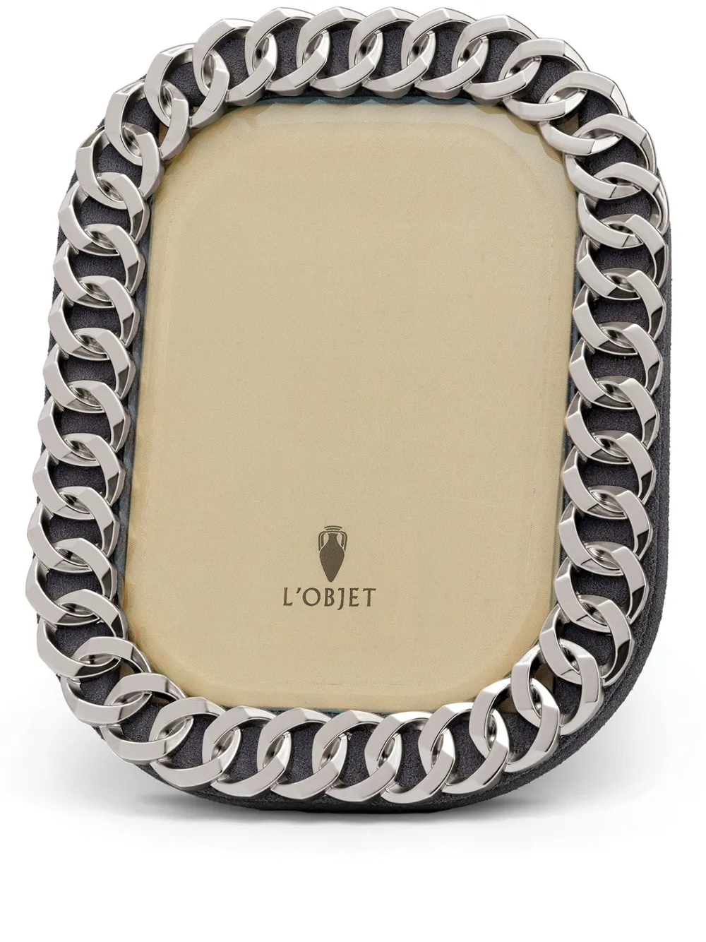 L'Objet portarretrato Cuban Link | marrón | Image 1