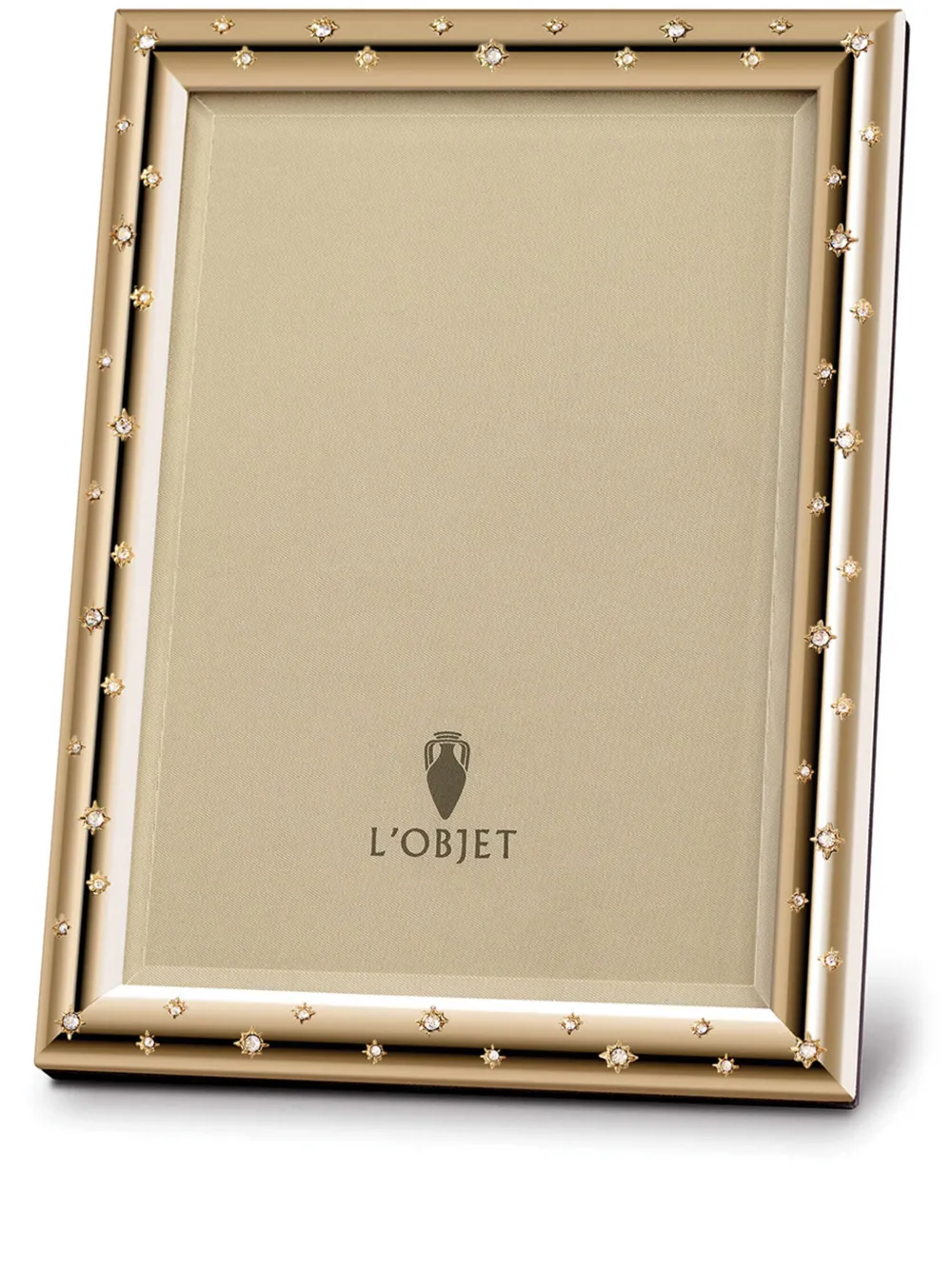 L'Objet Stars photo frame (10cm x 15cm) | Gold | Image 1