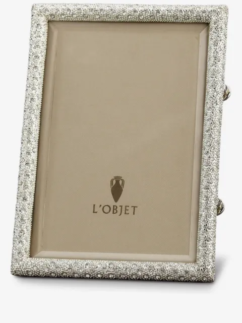 L'Objet إطار صورة مستطيلة بترصيع دقيق (13 سم × 18 سم)