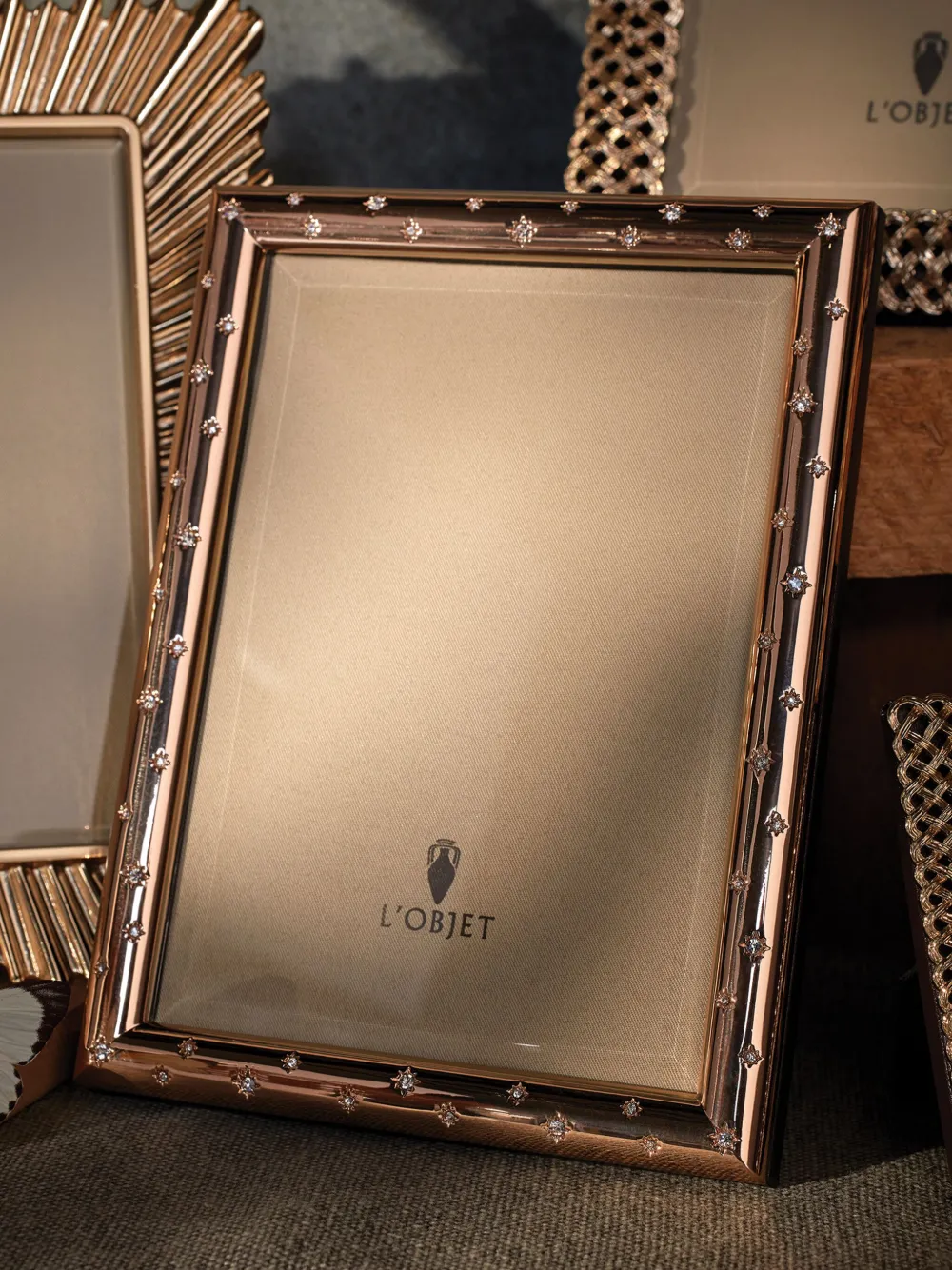 L'objet Stars Photo Frame (13cm X 18cm) In Gold