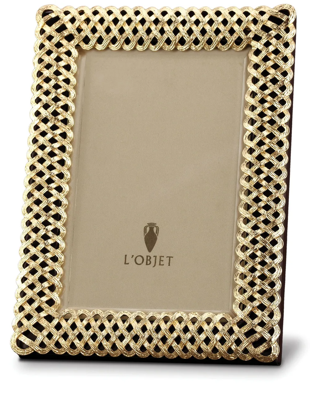L'objet Braid Photo Frame In Gold