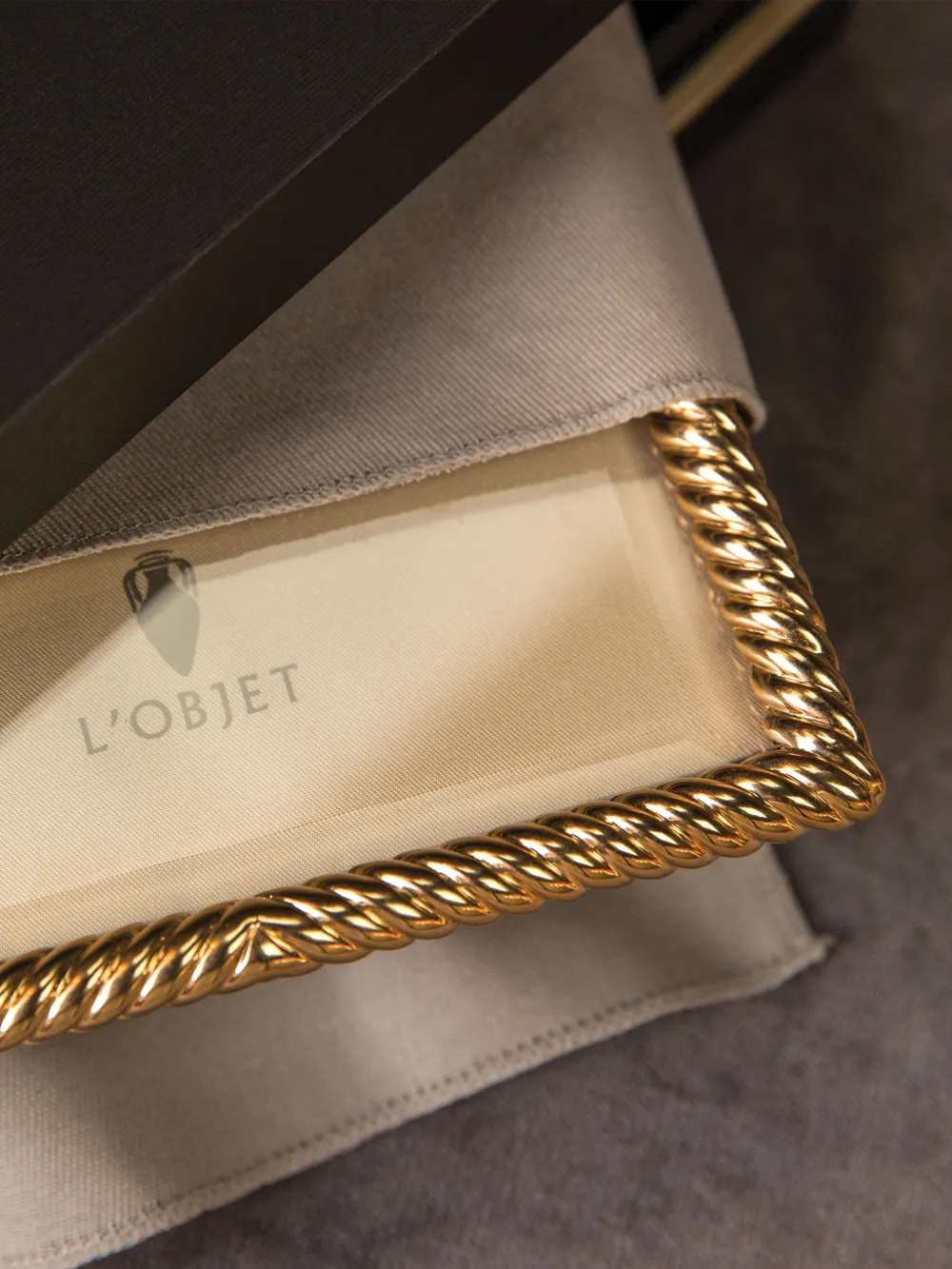 L'objet Deco Twist Photo Frame (13cm X 18cm) In Gold