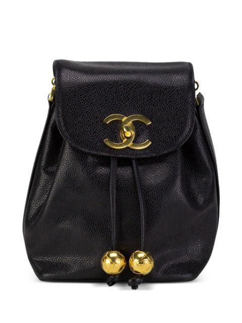 HOT SALE CHANEL 1993 Mini CC turn-lock backpack Women