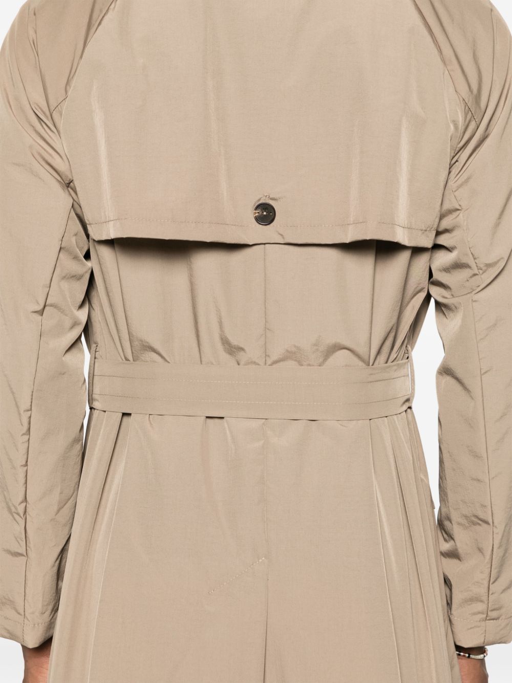 Shop Hevo Appia Double-breasted Trench Coat In Neutrals