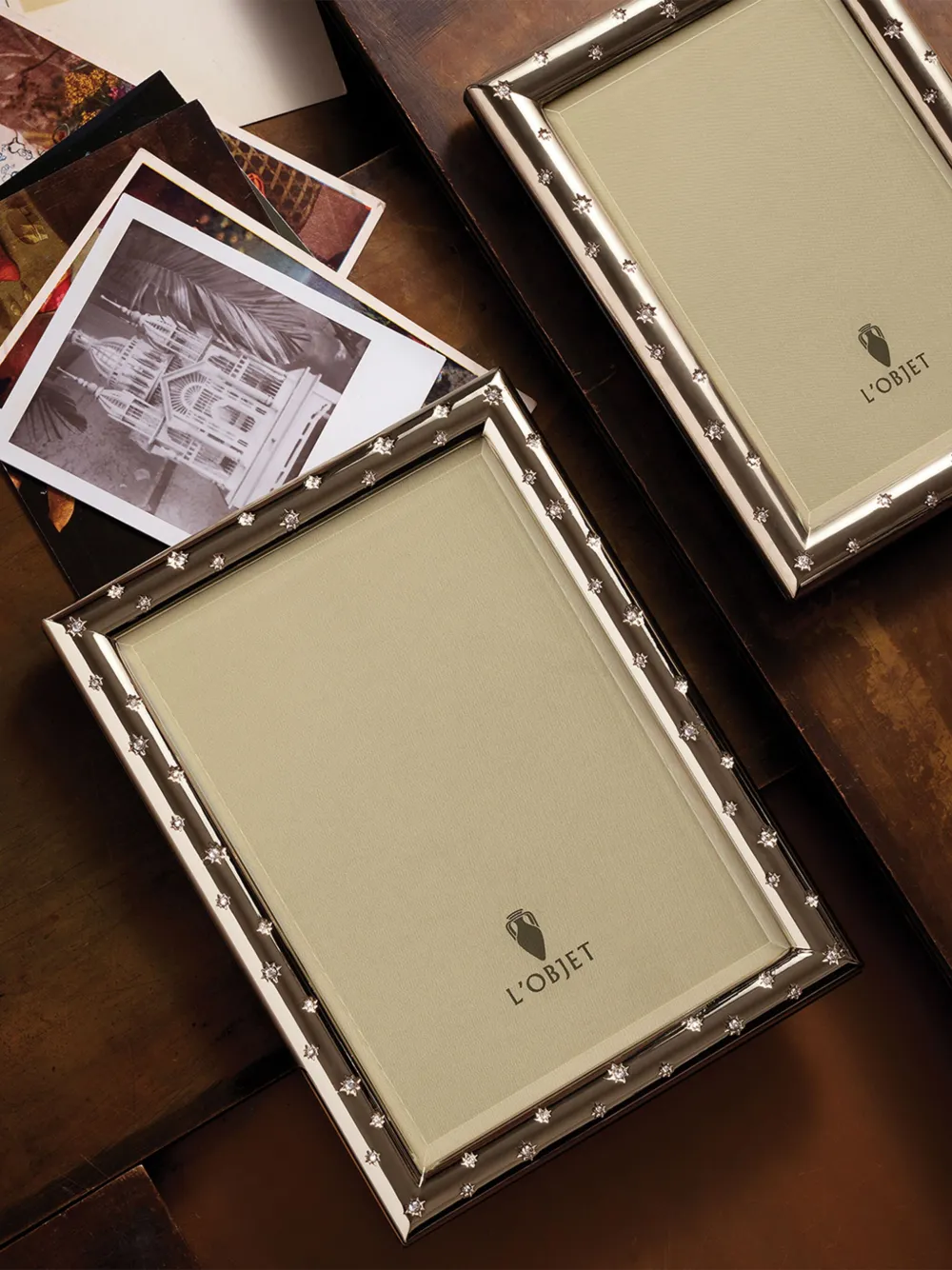  L'objet Stars Photo Frame (13cm X 18cm) - Silver 
