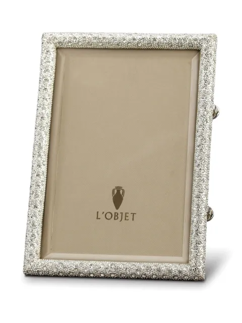 L'Objet Rectangular Pave photo frame (20cm x 25cm)