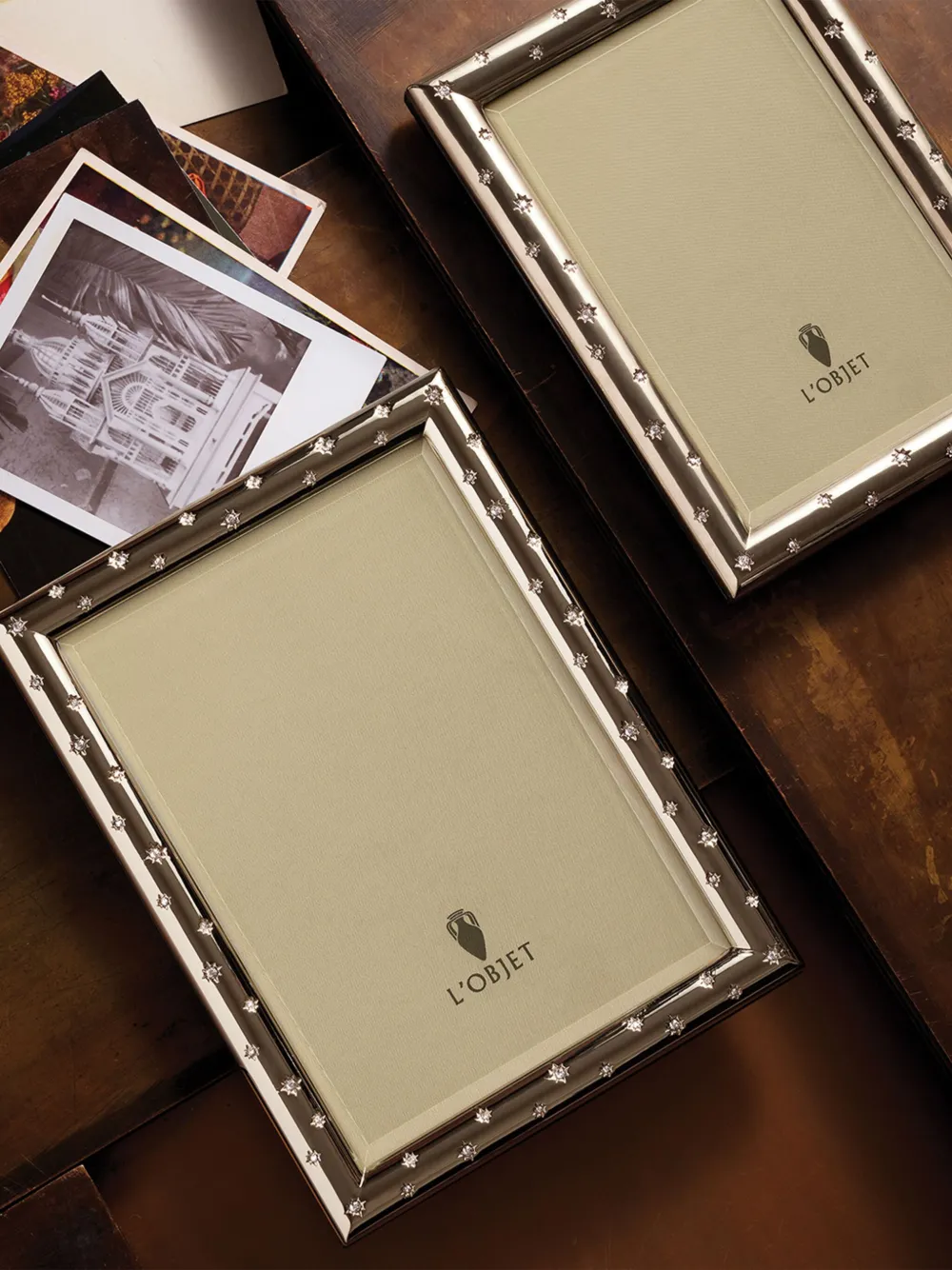 L'objet Stars Photo Frame In Silver