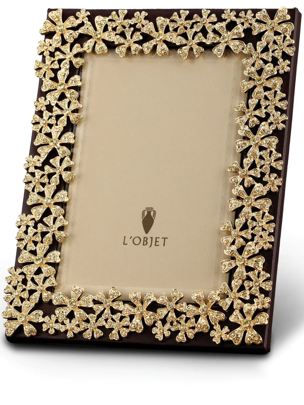 L'Objet Garland photo frame (20cm x 25cm) | Brown | Image 1