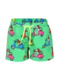 MC2 Saint Barth Kids x Snoopy - Peanuts graphic-print swim shorts - Green