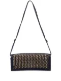 CHANEL Pre-Owned 2003-2004 leather-and-chain shoulder bag - Black
