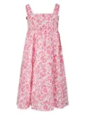 MC2 Saint Barth Kids floral-print cotton dress - Pink