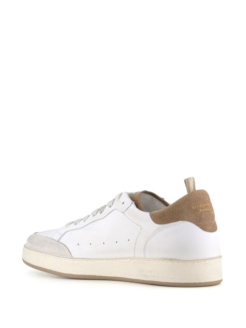 Shop Officine Creative Lux 001 Leather Sneakers In White