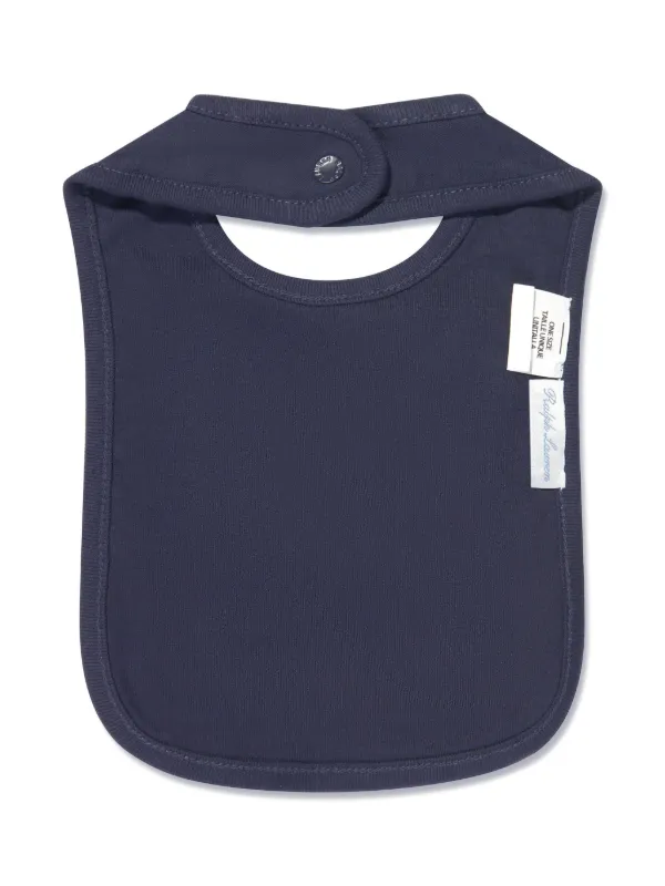 POLO RALPH LAUREN KIDS Polo Player Logo Bib Blue FARFETCH AO