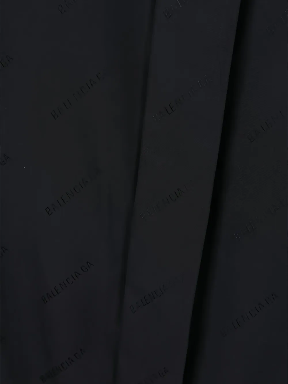 Balenciaga Shirt met geborduurd logo Zwart