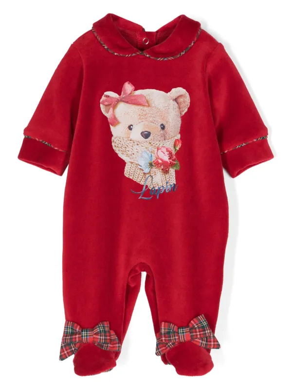 Teddy bear print pyjamas sale