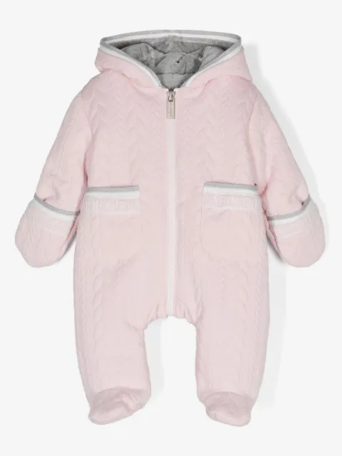 Lapin House raised logo-detail hooded Pyjamas
