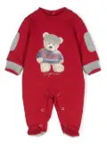 Lapin House teddy bear-print pyjamas - Red