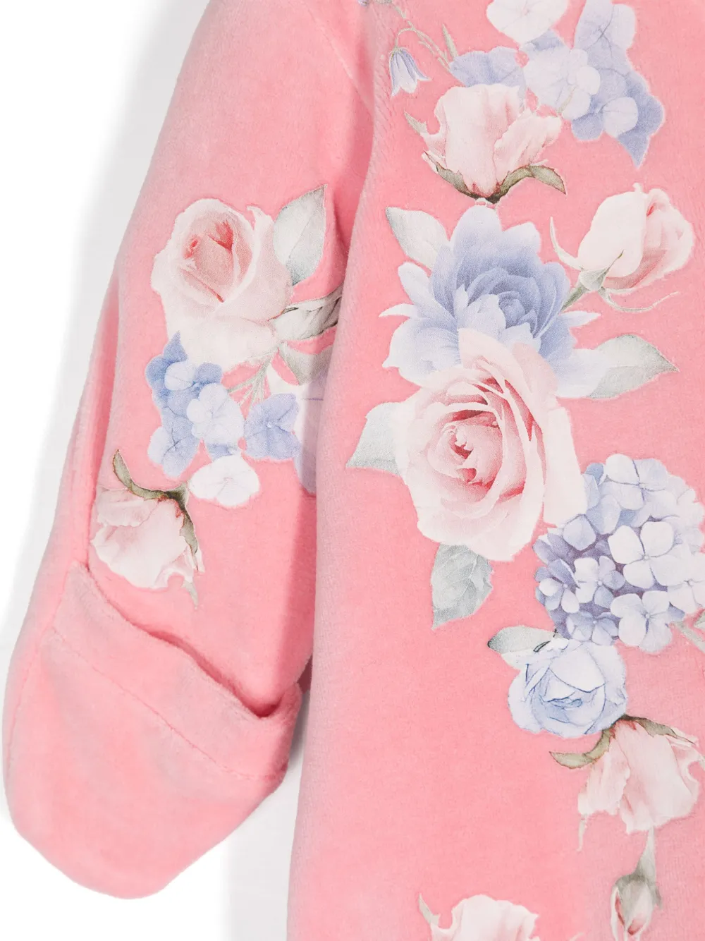 Lapin House Pyjama met bloemenprint Roze