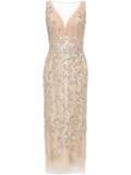 Saiid Kobeisy sequin-embellished dress - Neutrals