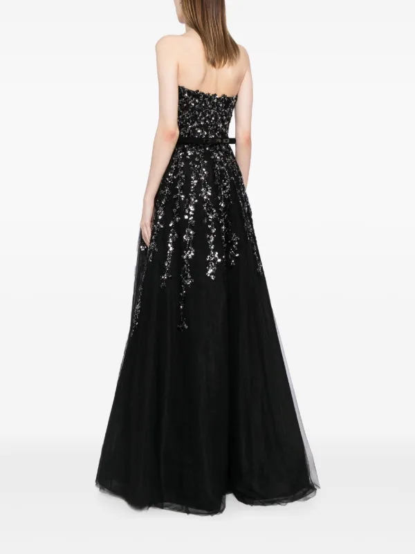 Saiid Kobeisy sequin-embellished Tulle Gown | Black | FARFETCH Saiid Kobeisy sequin-embellished Tulle Gown | Black | FARFETCH