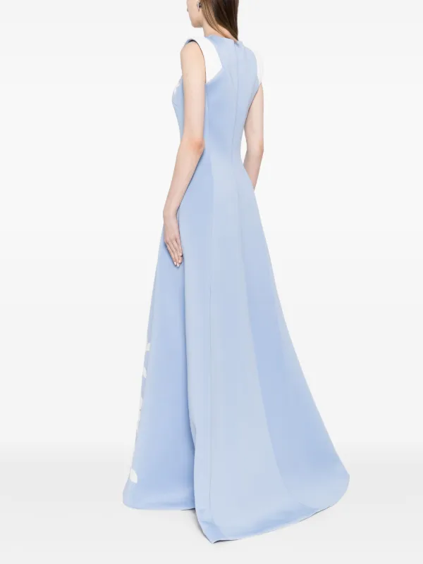 neoprene bridesmaid dress Neoprene Cape Dress