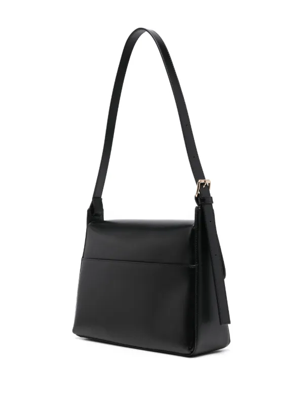 A.P.C. Virginie レザーショルダーバッグ | ブラック | FARFETCH JP