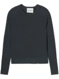 Closed organic wool-silk jumper - Grey