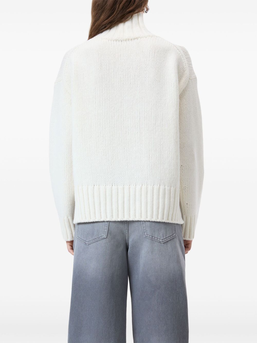 Shop Closed High-neck Jumper In White