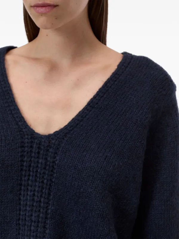 HOT Sweater Alpaka Closed V Pullover Pullover Closed Alpaka