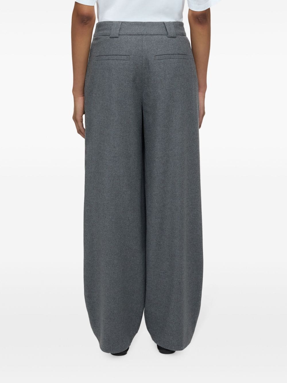 Shop Closed Wendlyn Wool-blend Trousers In Grey