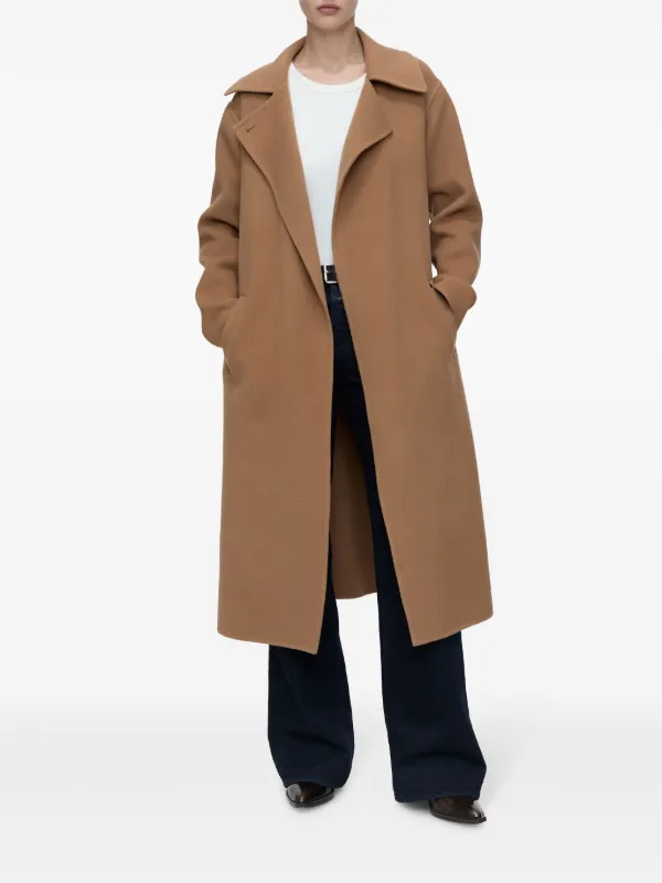 pas de calais ウールコート 茶色 Closed ラップコート | ブラウン | FARFETCH JP