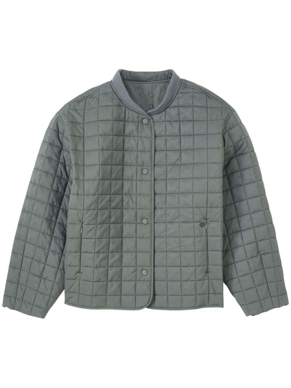 Shop Closed Quilted Jacket In Green