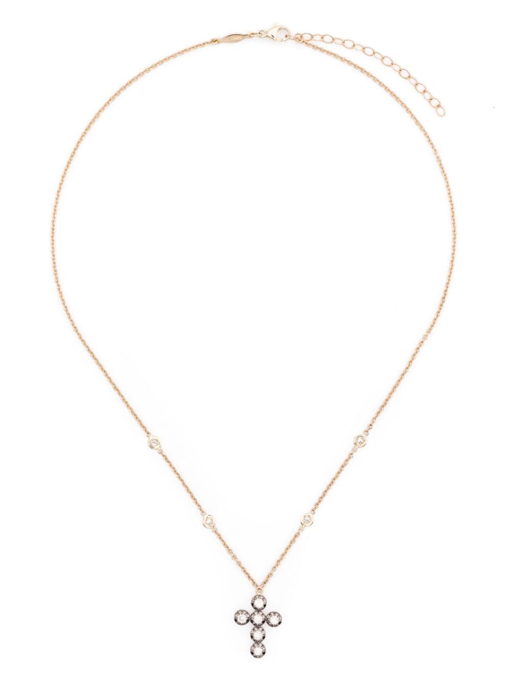 14kt yellow gold Sophia diamond pendant necklace