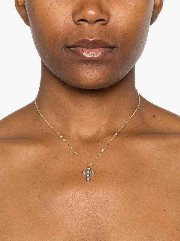 Jacquie Aiche 14kt Yellow Gold Sophia Diamond Pendant Necklace Gold  FARFETCH PH