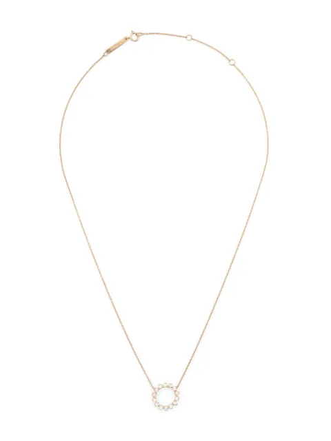 Zoë Chicco 14kt yellow gold Open Sun diamond necklace