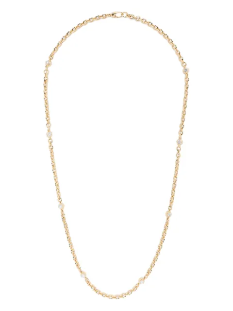 Lizzie Mandler Fine Jewelry 18kt yellow gold diamond necklace