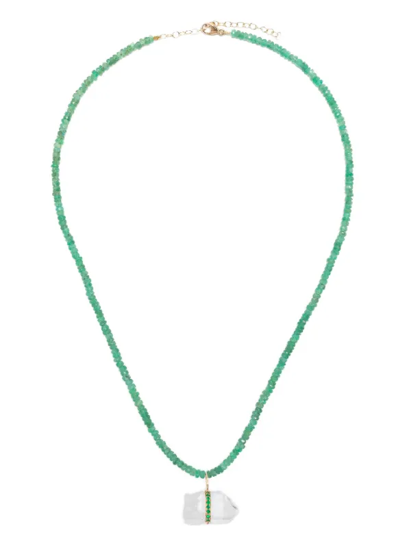 Jia Jia 14kt Yellow Gold Quartz Pendant Necklace