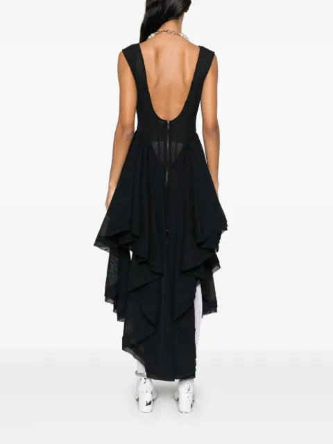 Elena Velez ruffled cocktail dress EV026Y003 - 3