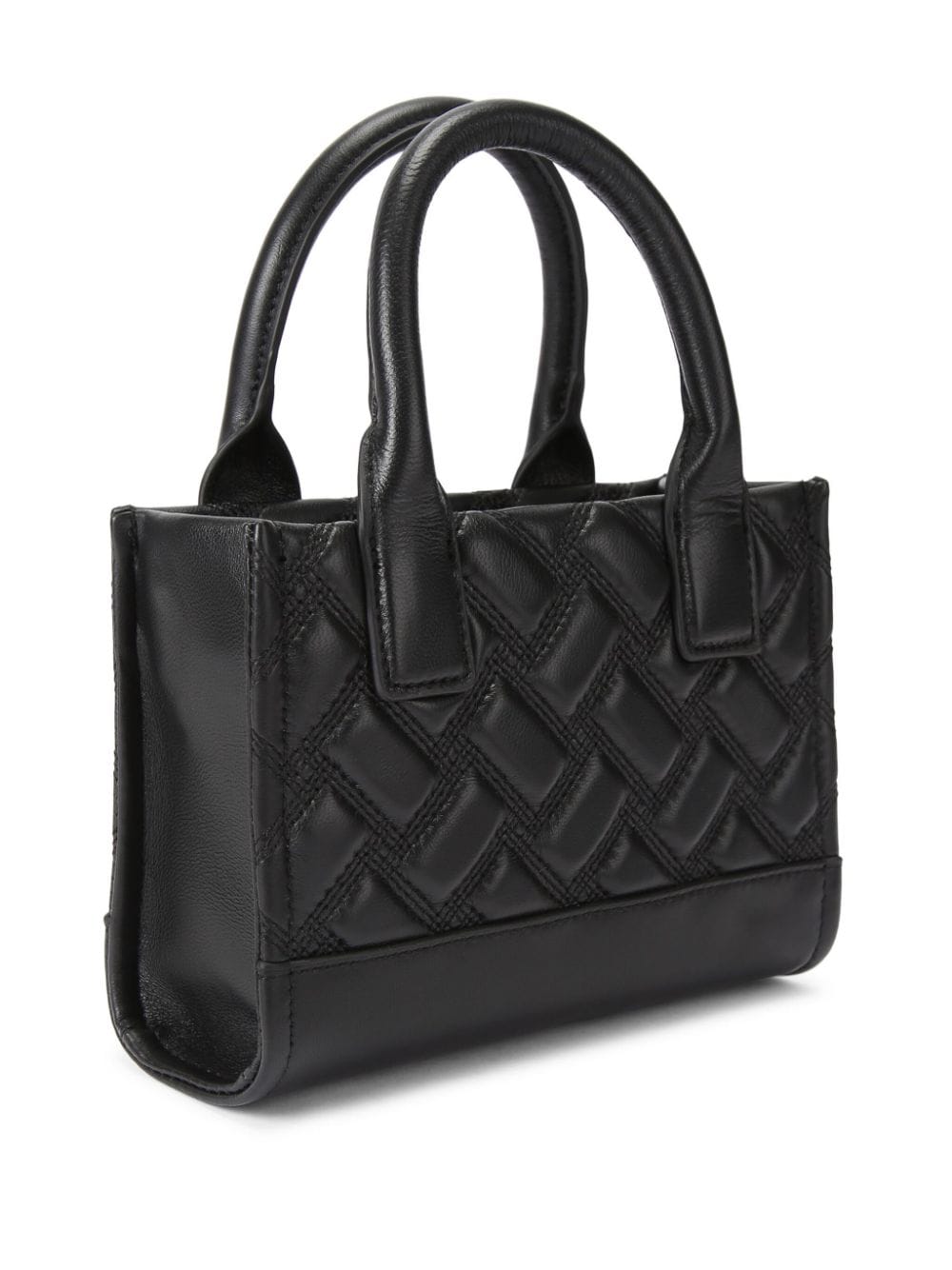 Shop Kurt Geiger Micro Drench Leather Tote Bag In Black