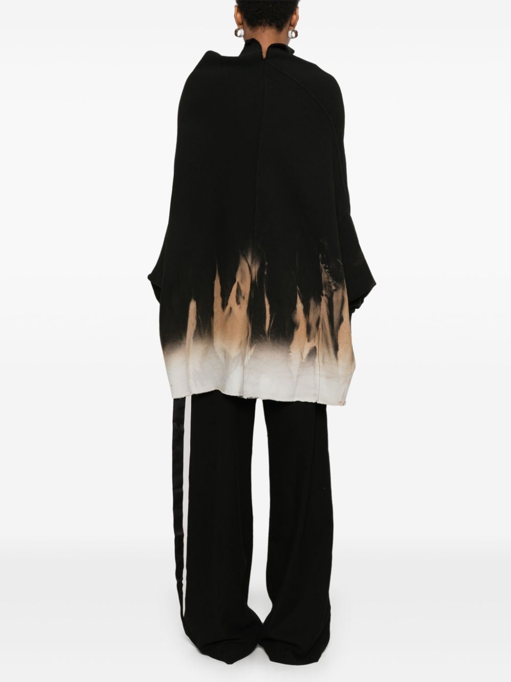 Shop Rick Owens Drkshdw Shroud Sweatshiirt In Black