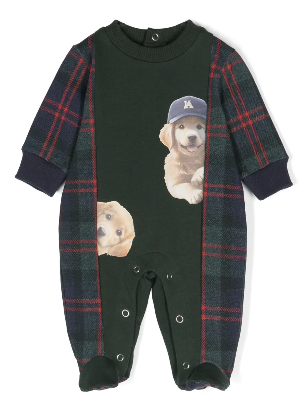Lapin House Pyjama met hondenprint Groen